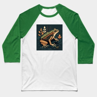 Natural Frog Design Baseball T-Shirt